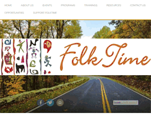 Tablet Screenshot of folktime.org